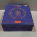 2025 Upgraded Christmas Tree Topper Projector Light with Rotating Bright LED & Wide Coverage, Universal Fit for Any Height Tree, Easy Install, Stable Base, Holiday & Party Decorations (Starlight Gold)