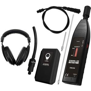 allsun Pro Ultrasonic Leaking Detector Transmitter Auto Noise Finder, Electronic Stethoscope HVAC Machine Noise Monitor 36-44KHz, Air Gas Water Leak Diagnosis Tool