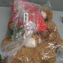 MorisMos 3Pcs Teddy Bears Bulk Baby Shower, 14inch Cute Teddy Bear Stuffed Animals Plush, Small Stuffed Bears on Centerpiece Baby Shower, Dark Brown