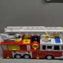 JOYIN Extra Large Toddler Fire Truck Toys for Boys with 33-inch Ladder, Lights & Sprinkler Pump, Big Emergency Vehicle, Kids Toys for Age 3, 4, 5, 6, 7, Christmas Birthday Gift for Grandkids