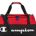 Champion CHF 1003-610 Red Black Shoulder Strap Handles Duffle Bag Medium