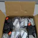 SPACEKEEPER Workbench Casters kit 920 Lbs Retractable Casters Heavy Duty Bench Caster Wheels Side Mounted Retractable Workbench Wheels Designed for Workbenches Machinery & Tables, 4 Pack