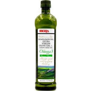 Iberia Mediterranean Style Omega 3 Cooking Oil, 34 fl oz