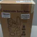 Submersible Water Automatic Sump Pump 1.5HP Clean/Dirty Water Removal Pump 4500PGH With Float Switch Electric Portable Transfer Water Pump for Swimming Pool Garden Pond Basement Draining