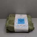 DAN RIVER 8 PC Luxury Bath Towels for Bathroom, 2 Bath, 2 Hand, and 4 Wash Cloths, 600 GSM 100% Ring Spun Cotton Towel Set, Highly Absorbent, Gym, Hotel, and Spa, Sage Green