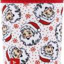 Cute Sleeve for Owala Kids FreeSip 16oz, Neoprene Sweat-Wicking Material Insulated Cover Compatible with Owala Kids, Water Bottle Scratch Resistant Sleeve for Kids (Santa Claus)