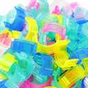 ZhXu Shuo 100pcs 5 Colors Sewing Bobbin Small Clips Bobbin Holder Clips Thread Clamps Sewing Tool for Thread Spool Organizing
