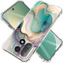 for oneplus 15 case Marble Slim Anti-Drop Shockproof Protective Soft Shockproof Clear Phone Protective Covers 6.87 Inch (Alpine Lake with Holder)
