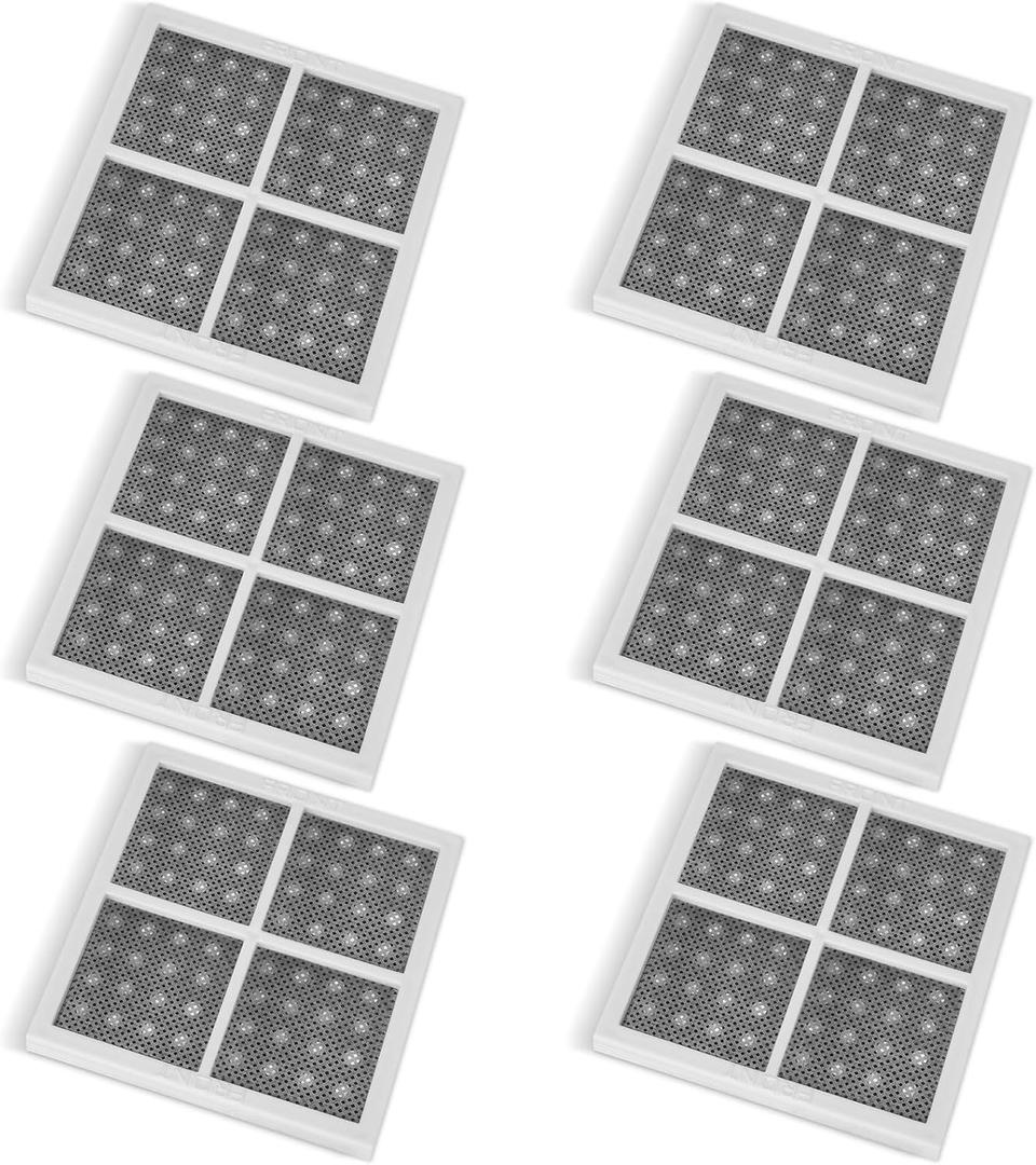 2 x 6 Pack Refrigerator Air Filter Replacement, Compatible with LG LT120F and Kenmore Elite 469918, 9918, ADQ73214402, ADQ73214403, ADQ73214404, LMXS30776S