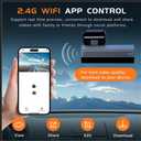 Dash Cam, 2.5K Dash Camera for Cars, V200 WiFi Dash Cam Front, Wireless Dashcam with App, WDR Night Vision, G-Sensor Dashcams for Cars, 24H Parking Mode, Loop Recording, Support 256GB Max, Black