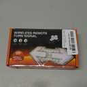 JINKEY Bike Turn Signals with Wireless Remote Control, Bright 120 Lumen LED Bicycle Tail Light Rear Bike Blinkers, USB Rechargeable, IPX5 Waterproof Safety Light for E-Bikes & Night Riding