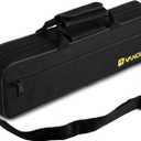 Vangoa Flute Case Carrying Bag Waterproof Lightweight for 16 Holes Flute C Foot with Adjustable Shoulder Strap and Exterior Pocket