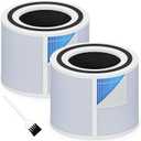 2 x Core 300 Smoke Remover Replacement Filter for LEVOIT Core 300 Core 300S Core 300-P Core 300S-P Air Purifier, 4-in-1 High Efficiency Activated Carbon, Compared to Part # Core 300-RF-SR, 2 Pack, Blue