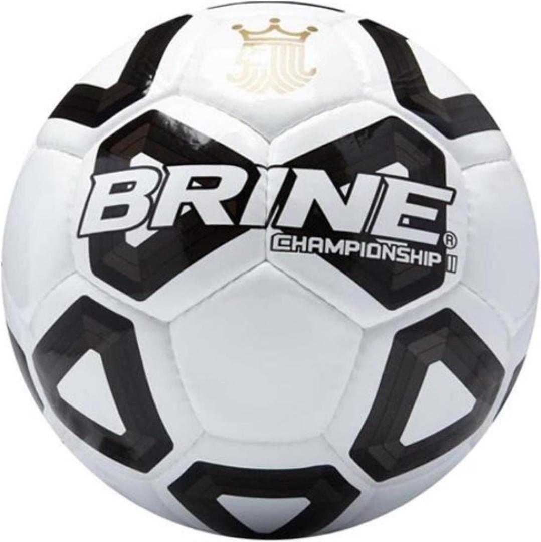 Brine Championship II Soccer Ball Size 5-White/Black