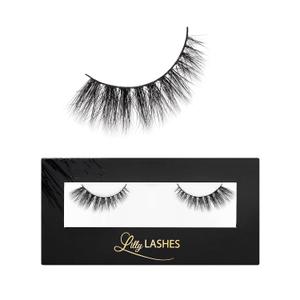 Lilly Lashes Doha 3D Mink Lashes, The Original Lilly Lash for Wispy & Natural Look, Reusable Eyelashes up to 25x, Fluffy Eyelashes, Strip Lashes, Lash Glue not Included