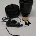 DaisyInner 1 Pcs USB Car Fan with Cup Holder 2 in 1 6 Inch Portable Vehicle Cooling Fan Expander 2 Speeds 360 Degree Rotation Adjustable Base Cup Holder for SUV Rv Truck Sedan Boat Supplies