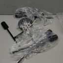 TOBUSA Semi Flush Mount Ceiling Light Fixture Matte Black, Modern Sputnik Close to Ceiling Light, Chandelier Light Fixture Ceiling for Bedroom Kitchen Living Room Dining Room, 4 Light E26 Socket