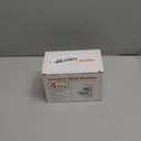 ANDGOO 4 Pack No Drill Curtain Rod Brackets, Adhesive Curtain Rod Holders, Curtain Rod Hooks for 0.5'' to 1.2'' Rods, Renter Friendly Curtain Rod Hangers for Bedroom, Bathroom, Living Room, Apartment (Transparent)