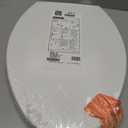 KOHLER K-4774-0 Brevia Elongated White Toilet Seat with Quick-Release Hinges And Quick-Attach Hardware For Easy Clean, White
