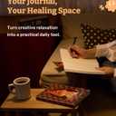 PieceRelax A5 Puzzle Journal 329 Plastic Pieces for Adults - Twinkle Twinkle - Creamy Bread - Book Cover & Notebook, Unique Puzzle Gift, Jigsaw Artwork [YA1060]