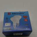 2 Broda LED Flood Lamp Bulbs 9W 650 Lumen 65 Watt Equiv Dimmable Warm White 110°