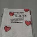 XCHI Plaid Love Hearts Valentine’s Day Tablecloth Rectangle Table Cloth Washable Table Covers for Indoor Outdoor Dining Home Party Decorations 60x84 Inch