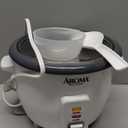 AROMA Rice Cooker, 8-Cup (Uncooked) / 16-Cup (Cooked), Pot-Style Rice Cooker and Soup Warmer with One-Touch Control, 4 Qt, White, ARC-368NG
