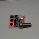 J-HVA Pull Down Kitchen Faucet Sprayer Head Replacement Part, 3 Function Pull Out Sink Sprayer Replacement Nozzle with 15 Adapters, Kitchen Faucet Head Hose Spray Tap Spout, Brushed Nickel