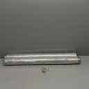 2 Pack 2-3/8" OD Metal Post Extender, 24" Fence Post Extension Height, Hot-dip Galvanized Steel, Includes Screws and Caps