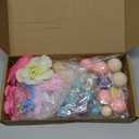 47 PCS Unicorn Cake Topper Unicorn Rainbow Cake Decorations with Rainbow Butterflies Unicorn Balls Happy Birthday Cake Decorations (Style 2)