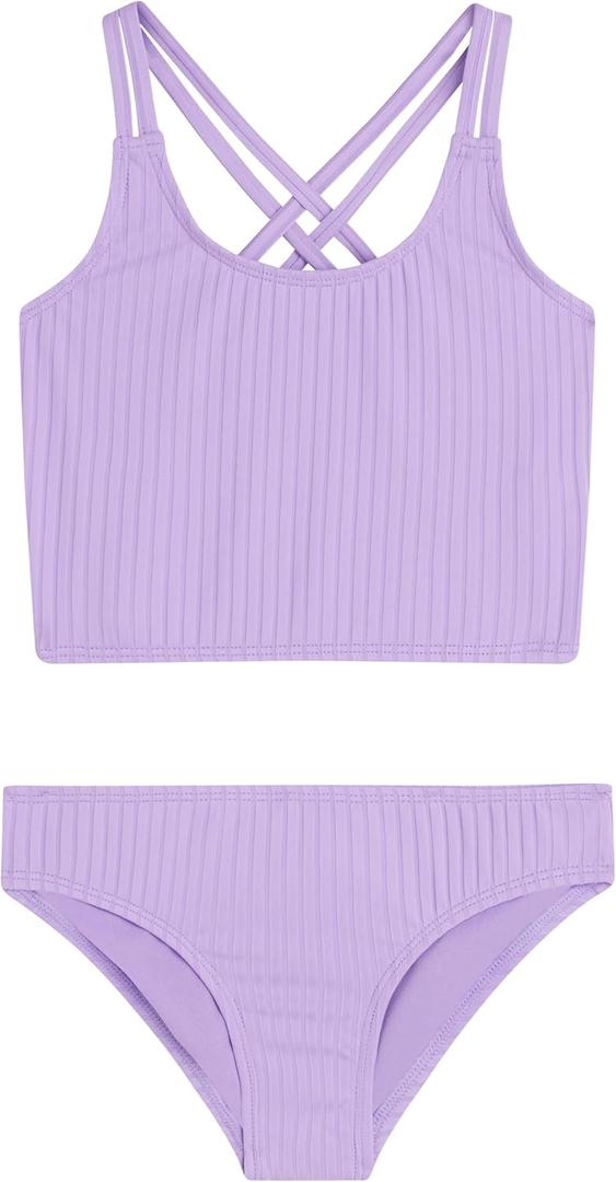 Kanu Surf Girls Waverly UPF 50 Beach Sport Criss-Cross Tankini (M)