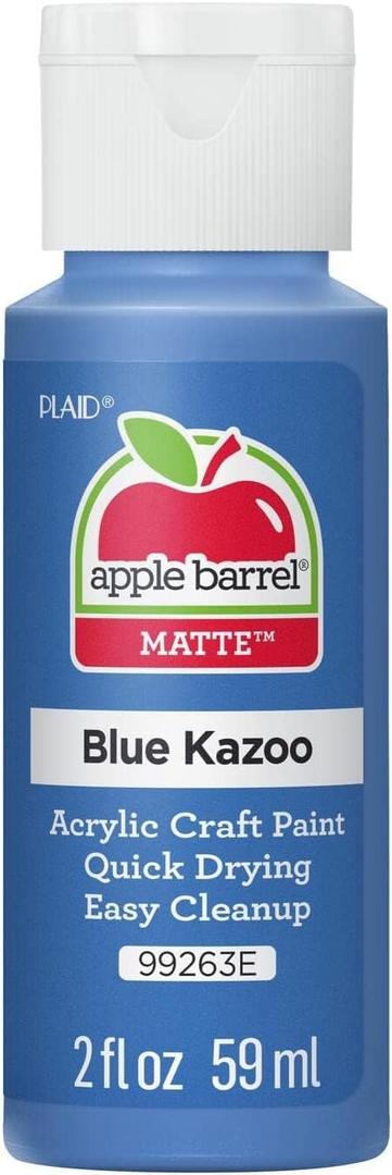 Apple Barrel Acrylic Paint, Blue Kazoo (2 Fl Oz (Pack of 1))