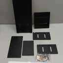 Bamboo Stove Shelf, Spice Shelf for Kitchen Stove, 31in Over the Stove Shelf, Stove Top Shelf for Back of Stove with EVA Kitchen Liner, Utensil Holder & 6 Hooks, for Over Stove