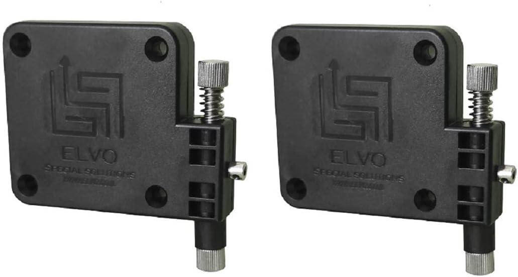 Lily's Home Automatic Door Closer - Sliding Screen Auto Door Closer. Storm, Gate, Windows and Cabinet Doors. Punch-Free and with Full Control on The Closure Speed and Strength. (2 Pack - Black)