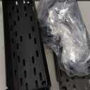 SPACEKEEPER Slim Rolling Storage Cart 4 Tier Bathroom Organizer Cart Mobile Shelving Unit Slide Out Utility Cart for Kitchen, Bthroom, Makeup, Craft, Laundry Narrow Places, Black