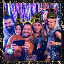 62 Pcs Neon New Year's Eve Party Supplies 2026 Hat Kit for 26 Guest Glow in The Dark Party Supplies Neon Hats, Headbands, Horns, Necklaces for Nye Party Supplies, Happy New Year Eve Neon Decor