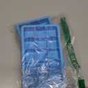 2 Pack Ice Cube Trays, ZDPMK Silicone Easy Release Flexible Molds 15 Ice Cubes Tray for FreezerCocktailWhiskeyReusable & BPA Free (Blue)