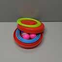 2 Color Columns + 48 Circles, Colorful Happy Circle Game,Children's Play Park, Christmas Party Birthday Party Gift. Suitable for Indoor Holiday Games Family Christmas Party Games