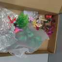 Teyva Daily 60 Pcs Ocean Diorama Kit Habitat Project Box Set Ocean Diorama Supplies Include Sea Animal Figures Artificial Coral Artificial Trees Sea Grass with Cardboard for DIY Craft Gifts