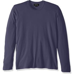 Velvet by Graham & Spencer Men's Skeeter Classic Long Sleeve Crew Neck Shirt in 100% Cotton (XX-Large, Meridian)