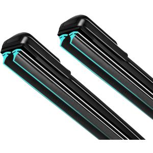 Dual Rubber Blade Windshield Wipers 24"and24"J/U Hook Automotive Replacement Wiper Blades for My Car Dodge Ram 1500 2500 3500 2008-2002 and new Ram 1,2,3500 2022-2020+More