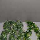Faux Eucalyptus Garland 4 Pack Fake Vines Hanging Eucalyptus Baby's Breath Greenery Garland Spring Garland for Mantle Table Wedding Backdrop Arch Party Wall Decor (4PCS)