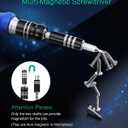 ORIA Precision Screwdriver Set, 61 in 1 Small Screwdriver Set with 57 Precision Bits, Portable Repair Tool Kit, Magnetic Screw Driver Kit with Extension Rod for Smartphone, PC, Watch,Toys, Blue