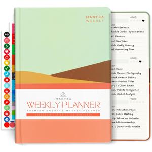 2026 Planner, Daily Journal & Gratitude Journal All-In-One with To Do List, Self Care Prompts & Habit Tracker - 7 x 10 - Morning