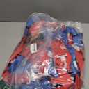 Peryiter 2/12/24/36 Player Flag Football Belt, Adjustable Football Belts and Flags for Kids Youth Adult Sport Team Training (Blue, Red)