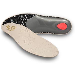 Pedag Viva | Leather Arch Support Inserts | Handmade in Germany | Plantar Fasciitis Relief | Heel Cushion | Activated Charcoal Odor Control | Metatarsal Support Pad | Tan | Men US 10/ EU 43