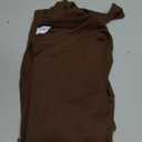 PRETTYGARDEN Body Suits for Womens Summer Tops 2026 Casual Short Sleeve Ribbed Fitted Basic Tee Shirts Spring Fashion Clothes (Brown,Large)
