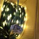 WATERGLIDE Extra Long 328 FT Fairy String Lights, 1000 LED Outdoor Green Wire Christmas Lights, Plug in Mini Light 8 Modes & Waterproof for Outside Xmas Tree Holiday Wedding Party Decor, Warm White