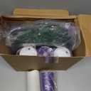 Tioncy 12 Inch Christmas Advent Wreath Candle Holder with 5 Flameless Candles Remote Control Wreaths Holder Centerpiece Decoration with Berries(Trendy,8 x 3 x 3 in)