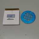 Brushed Nickel Snap-in Shower Floor Drain Cover,Hidrop 4-1/4" OD Round Shower Strainer Grid, Easy-to-Install Replacement Cover Stainless Steel